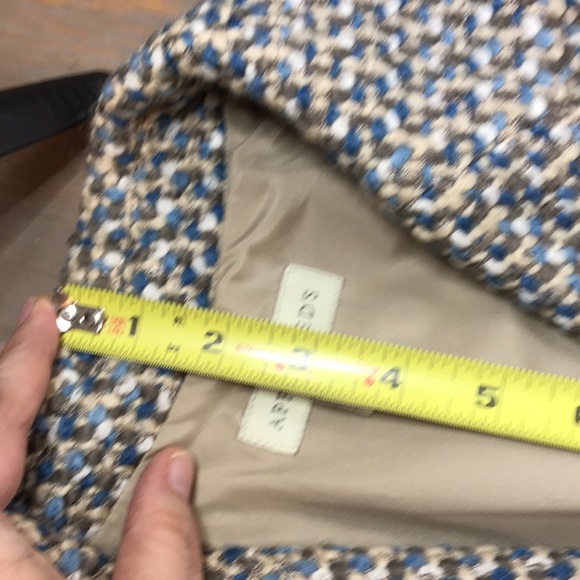 🔵 Appleseed’s 🔵…Women’s 16…Taupe/Blue Blazer/Jacket! - Picture 14 of 15